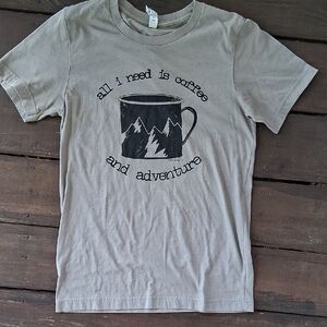 Coffee And Adventure Graphic Tee